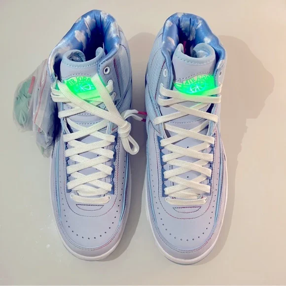 Air Jordan Retro 2 x J.Balvin Blue 2022 Size 7Men